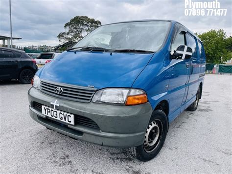 John Pye Vehicle Auctions Location Plymouth Toyota Hiace