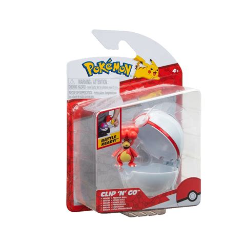 Clip N Go Pokemon Magby Premier Ball Emag Bg