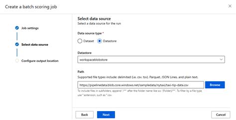 Use Batch Endpoints For Batch Scoring Azure Machine Learning Microsoft Learn