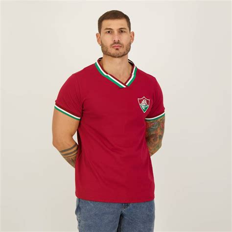 Camisa Fluminense Progress Vinho Futfanatics