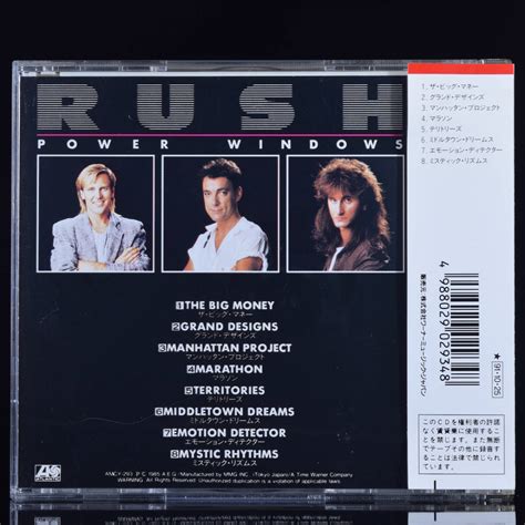 長期保管cd 1 国内盤 ラッシュ パワー・ウィンドウズ Amcy 293 Rush Power Windows Mmg Inc