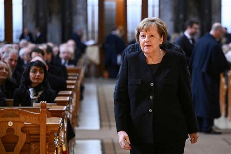 Trauerfeier für Wolfgang Schäuble Auch Angela Merkel nimmt Abschied