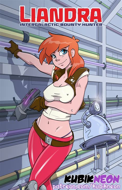 KubikNeon Liandra Intergalactic Bounty Hunter Comic Porn