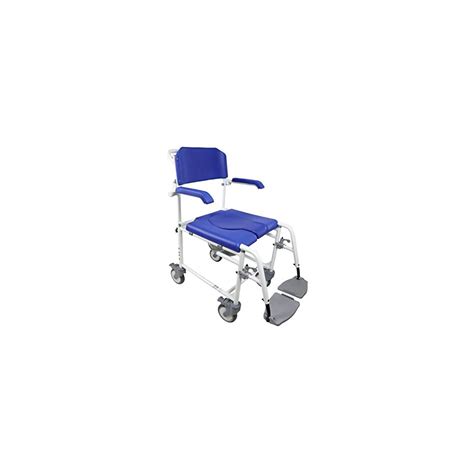 KMINA PRO Commode Toilet Chair With Wheels Bedside Commodes For The