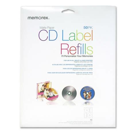 Memorex CD Label Refill MEM00412 OfficeSupply