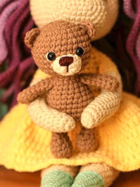 Easy Mini Bear Pdf Amigurumi Crochet Pattern Lovelycraft