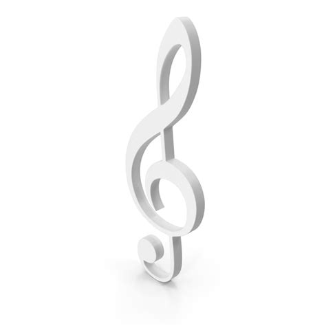 Treble Clef Music Note White Png Images And Psds For Download Pixelsquid S11592872c