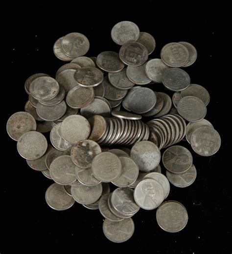 Approximately (122) Lincoln Steel Pennies Auction
