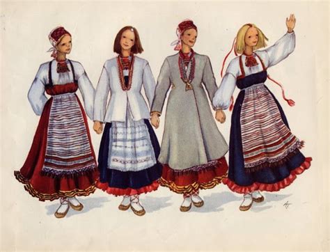 Folkcostumeandembroidery Rekko Costumes Of The Karelian Isthmus And