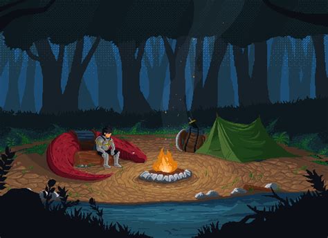 Pixilart Campfire By Shuwapxl