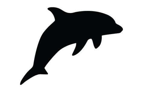 dolphin clipart silhouette - Clip Art Library