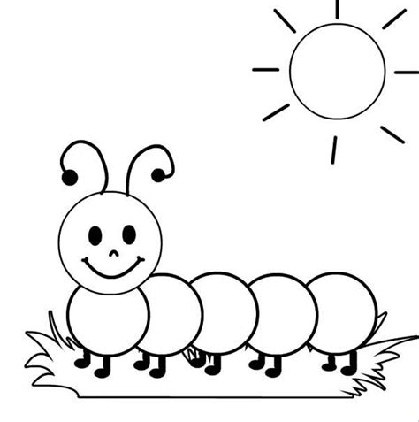 Coloring Pages Caterpillar - CassidyteGarrett