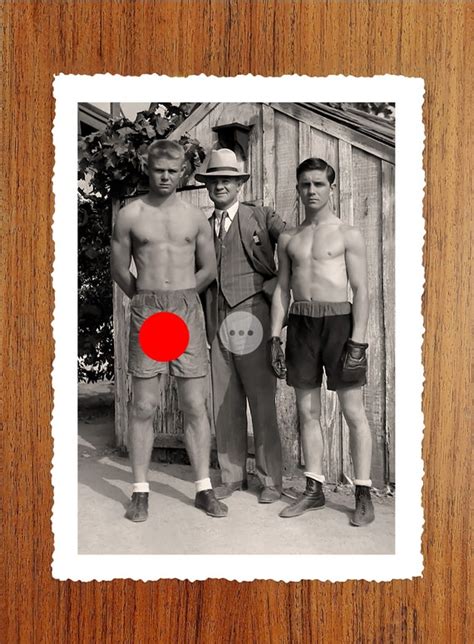 Vintage Photo Of Handsome Boxer Fighter And His Bulge Gay Art Etsy