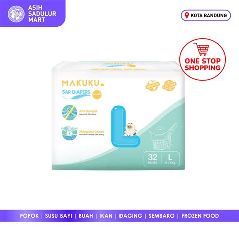 Jual Makuku Air Diapers Slim Nb S M M L Xl Xxl Tape