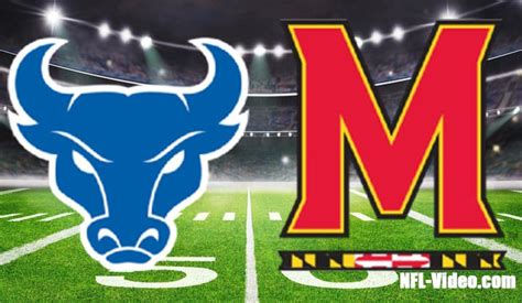 Buffalo Vs Maryland Football Week Full Game Replay Ncaa College