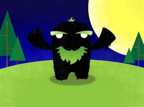 Cuddly Monster By Zach Cross On Dribbble