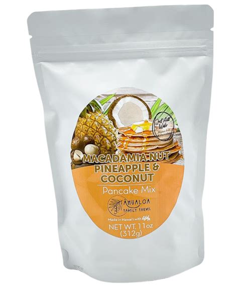 Ahualoa Farms Macadamia Nut Pineapple Coconut Pancake Mix Tutu S Pantry