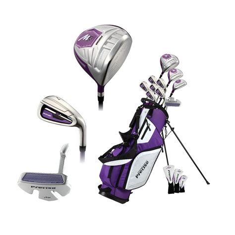 Precise M5 Ladies Womens Complete Golf Clubs Set Right Hand And Left Hand 2 Color Options And 3