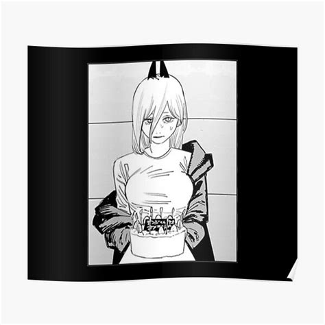 Powermanga Chainsaw Man Poster For Sale By Venooxus Redbubble