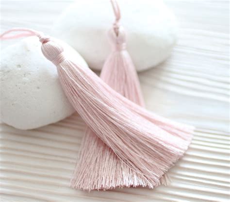 Pink Silk Tassel Large Tassels Pale Pink Tassel Pillow Tassel