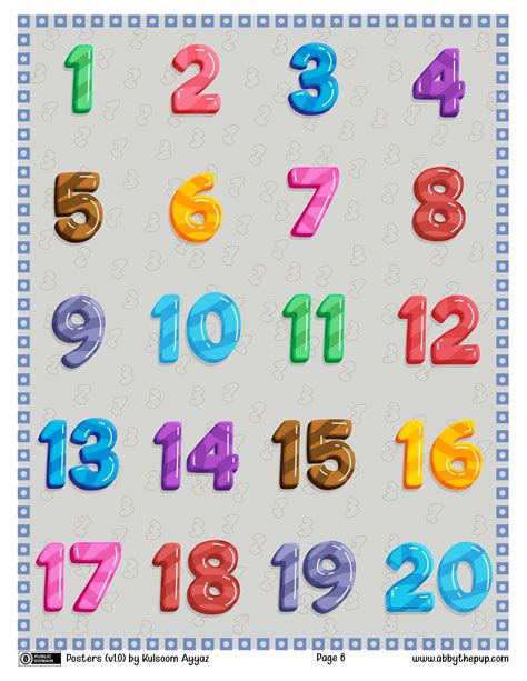 10 Best Large Printable Number Cards 1 20 Printablee Com Printable 1