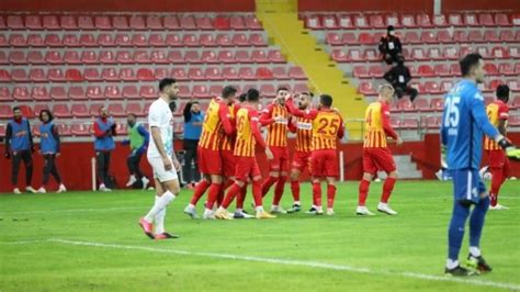 Kayserispor 4 maç sonra kazandı