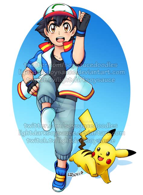 Ash And Pikachu Fan Art