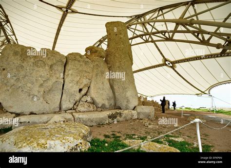 Hagar Qim Temple Stock Photo - Alamy