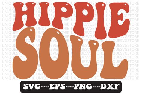 Hippie Soul Yoga Retro Wavy Svg Graphic By Uniquesvgstore · Creative