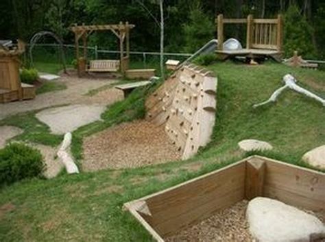 Impressive Diy Backyard Playground Landscaping Ideas 11 Natural