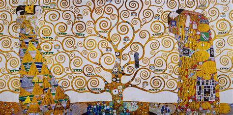 Lámina Gustav Klimt El árbol de la vida 1909 100 x 50 cm