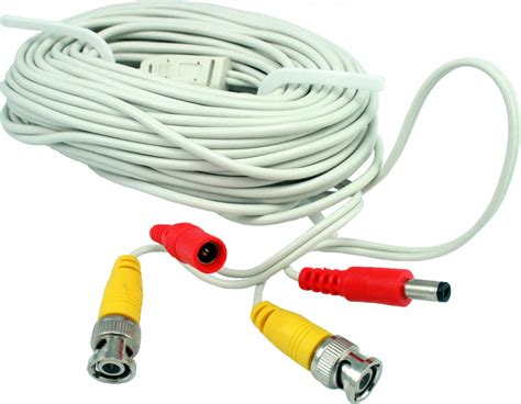 99 Ft Premade Siamese CCTV Video Power Cable BNC DC Cable EBay