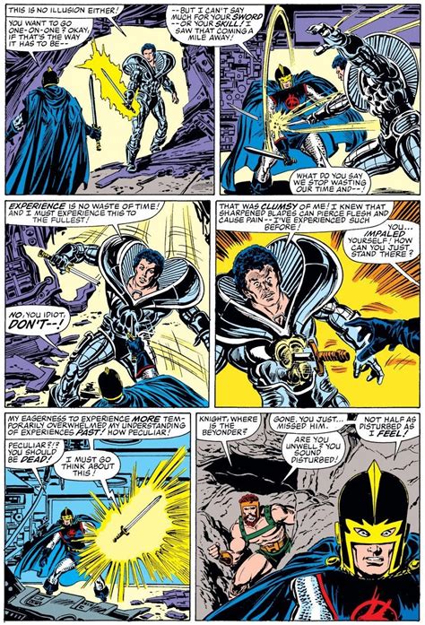 Black Knight Vs Beyonder From The Avengers