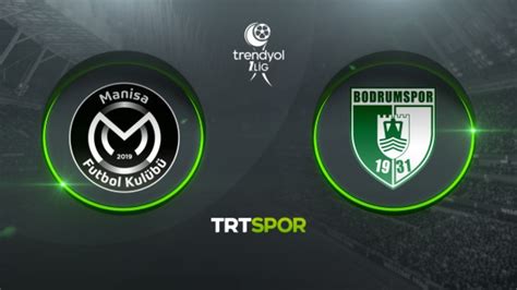 Manisa FK Bodrumspor maçı ne zaman saat kaçta ve hangi kanalda canlı