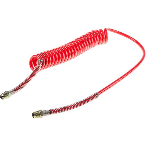 Tuyau Spiral Cpc Avec Raccord Bspt Pouce M Le Rouge Diam Ext