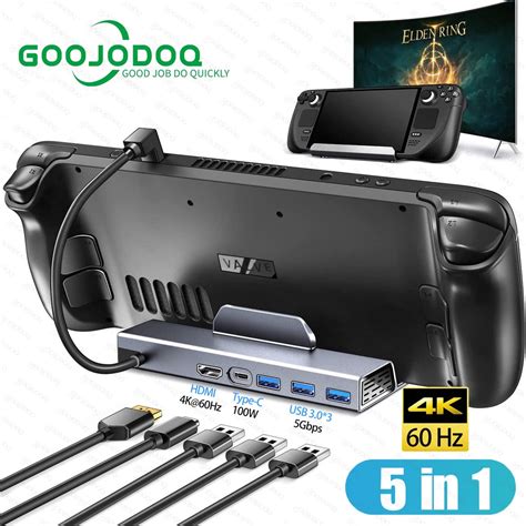 Goojodoq Steam Deck Docking Station Tv Base Stand In In Hub