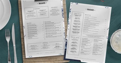 Restaurant Menu Template, Graphic Templates - Envato Elements