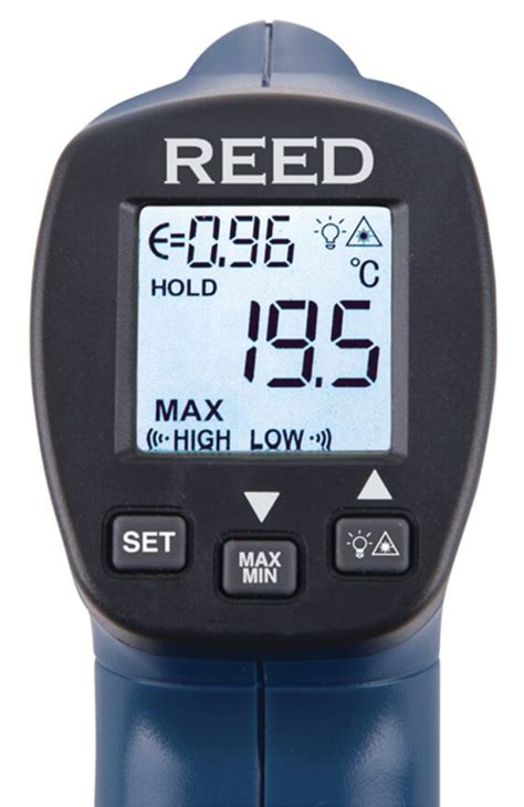 REED R2300 Infrared Thermometer 12 1 752F 400C Ersa Elektrik