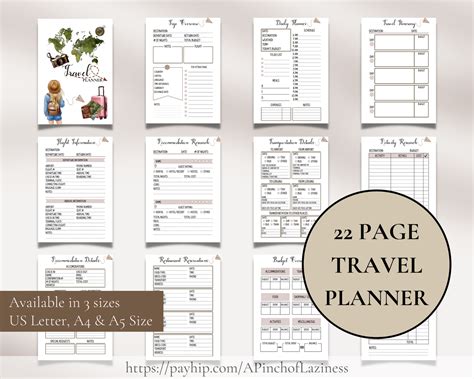 This Travel Planner Printable Is Here To Help You Plan And Manage Your