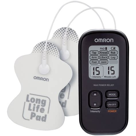 Buy Omron PM500 Max Power Relief TENS Device & PMLLPAD-L ElectroTHERAPY TENS Long-Life Pads ...