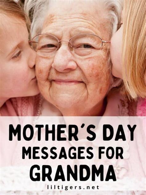 Happy Mother's Day Messages for Grandma - Lil Tigers