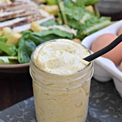 Homemade Caesar Dressing Shugary Sweets