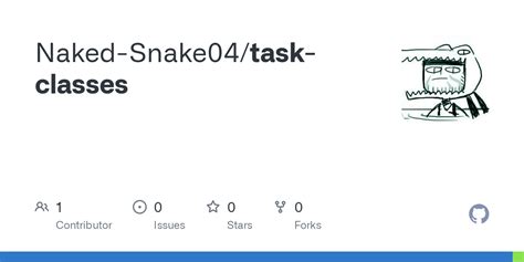 Github Naked Snake Task Classes