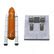 Space Shuttle Fuel Tank And Rocket Set Simplified Version Nasa