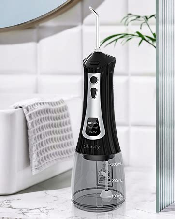 Skeufy Water Flossers Cordless Tooth Cleaner With LED Display DIY And