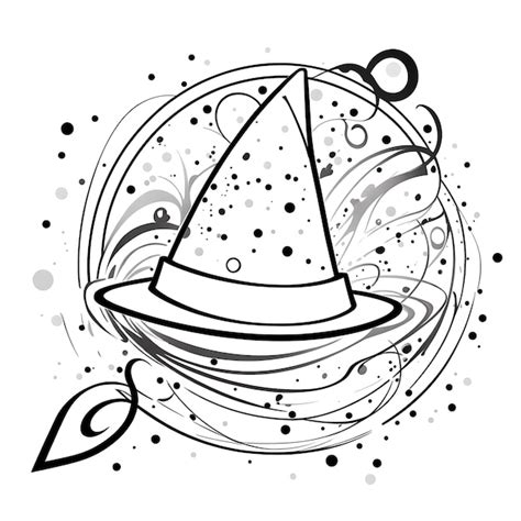 Premium Ai Image Magic Witch Hat Design