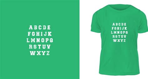 T Shirt Design Template English Alphabet Vector Art At Vecteezy