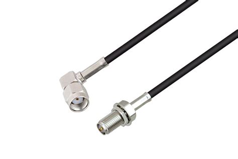 Reverse Polarity Sma Plug Right Angle To Reverse Polarity Sma Jack