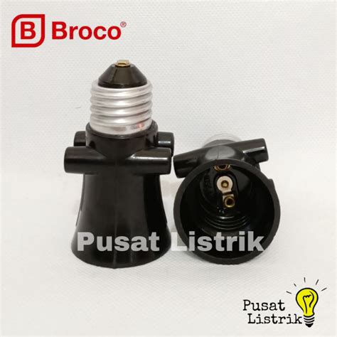 Jual Fitting Kombinasi Drat Hitam Broco Fitting Gantung 2 Cabang 226