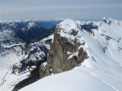 Blick Vom Ostgipfel Zum Westgipfel Der Gadnerk Pfe Ich Hikr Org